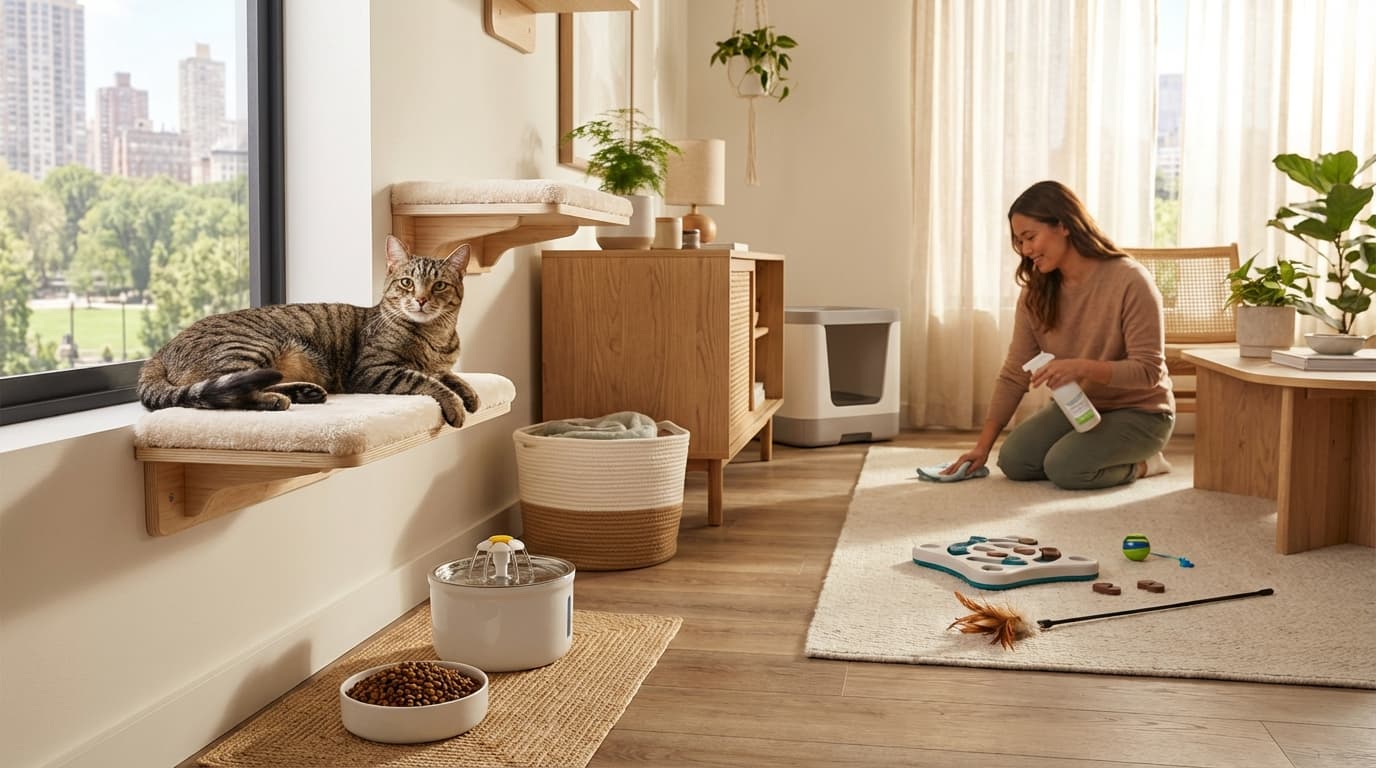 Making Your Apartment a Feline Paradise: The Secrets to a Happy Indoor Cat
